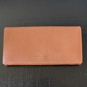 Longchamp Brown Leather Wallet